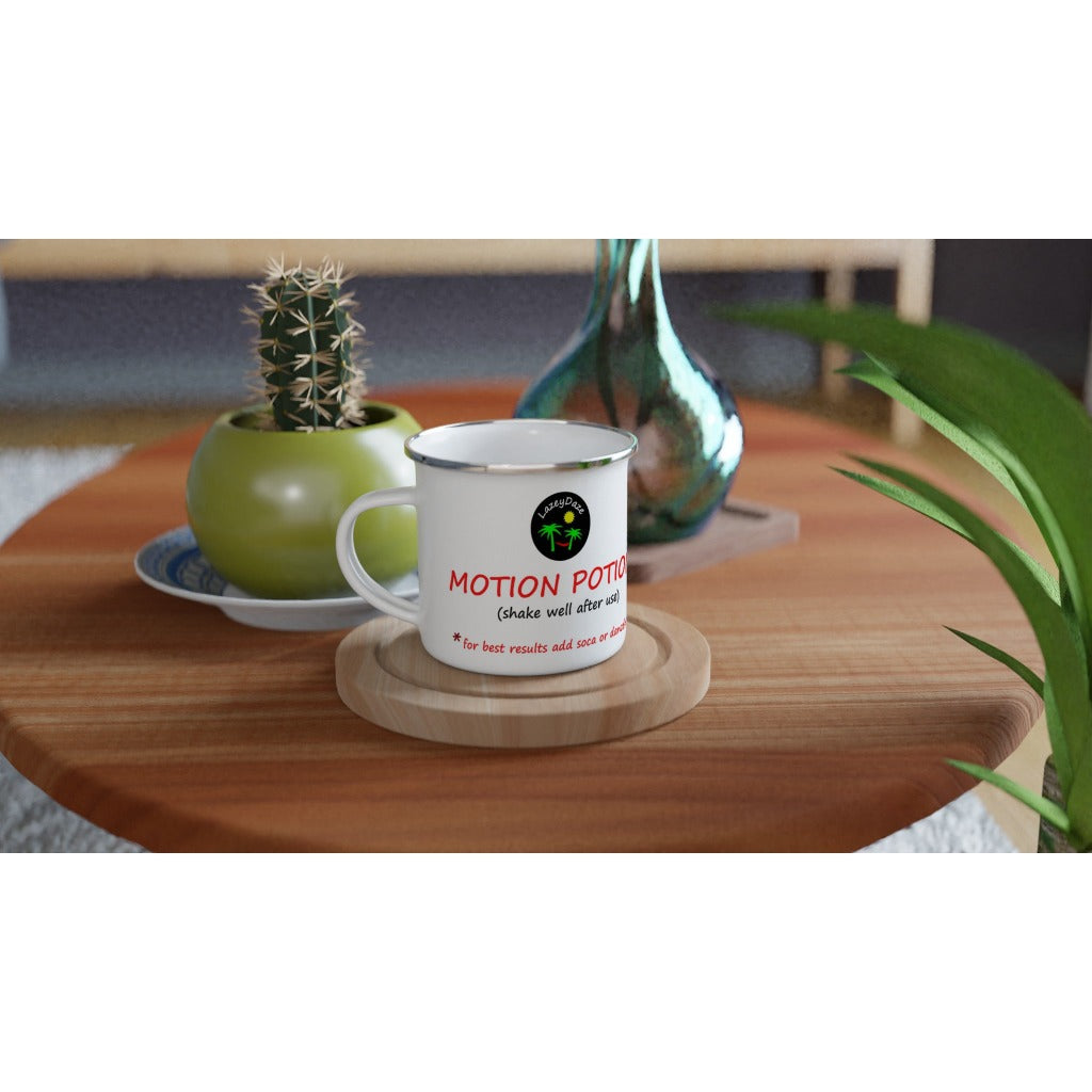 LazeyDaze Caribbean Motion Potion enamel mug