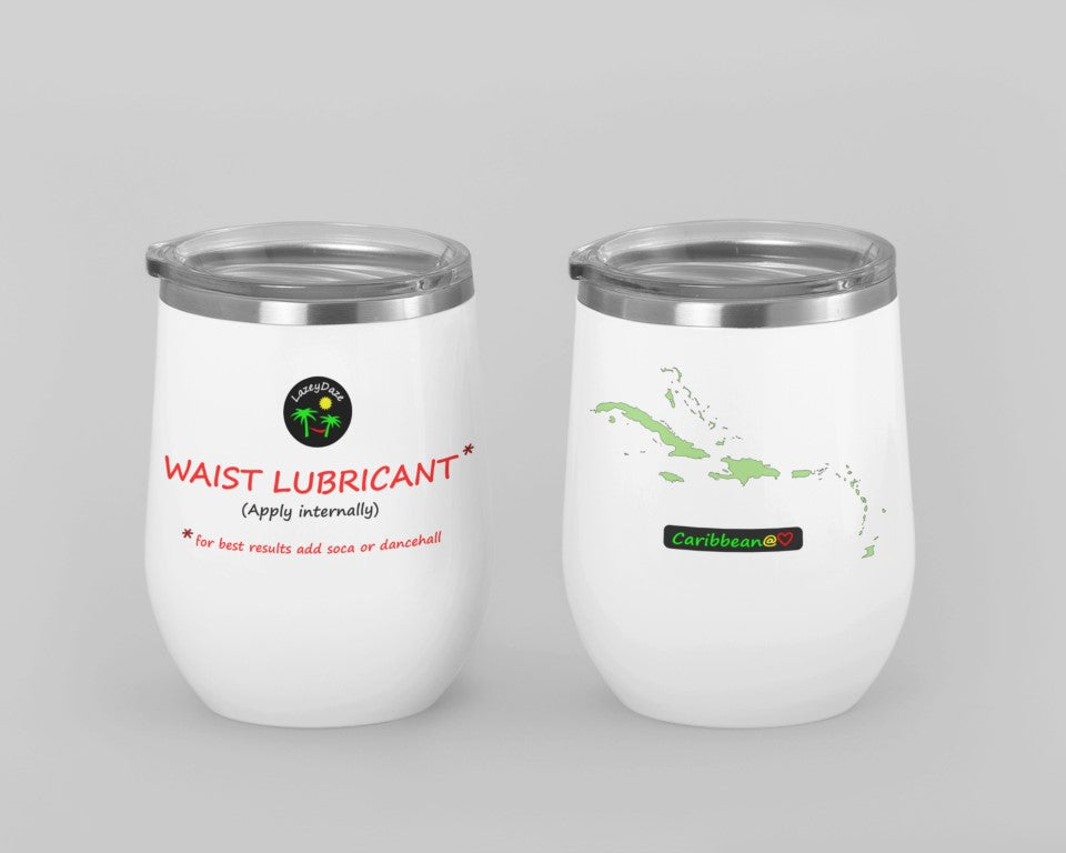 LazeyDaze Caribbean wine tumbler