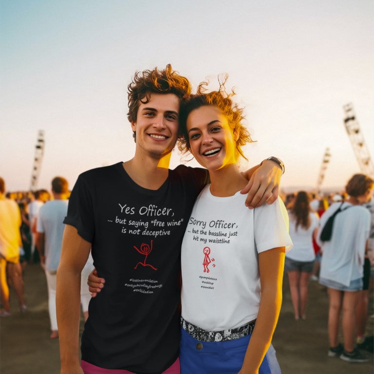 Free wine unisex Tee